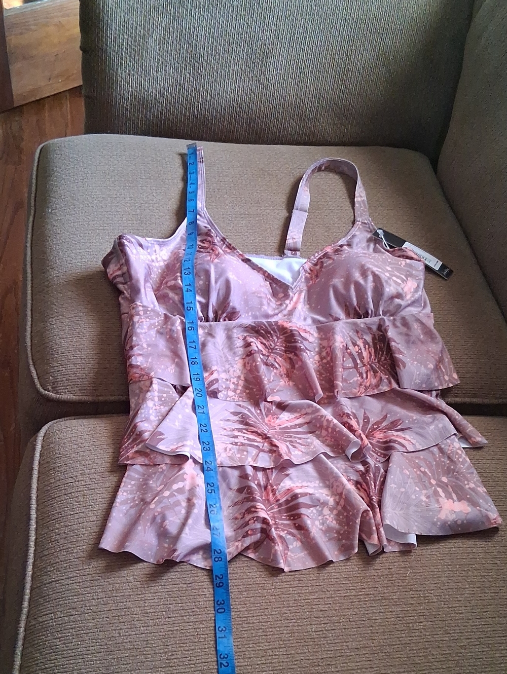 Nicole Miller 3 Tier Tankini Swimwear NWT - Picture 5 of 12